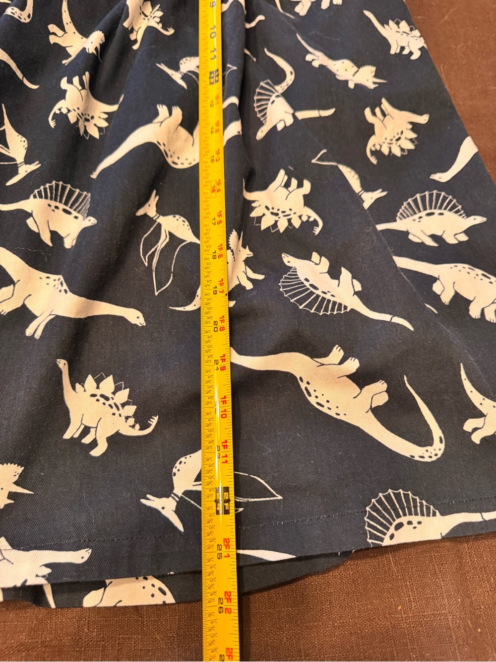 ModCloth Dinosaur Print Pleated Skirt Women’s 4X Black Cream Plus Size Pockets - Picture 8 of 12
